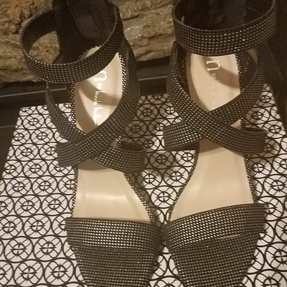 Ladies strap dress heels